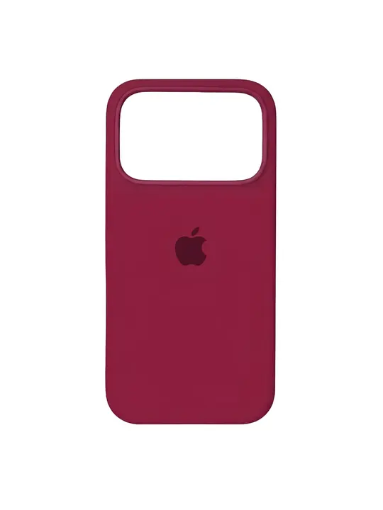 Силіконовий чохол з мікрофіброю / iPhone 18 Pro / Rose Red