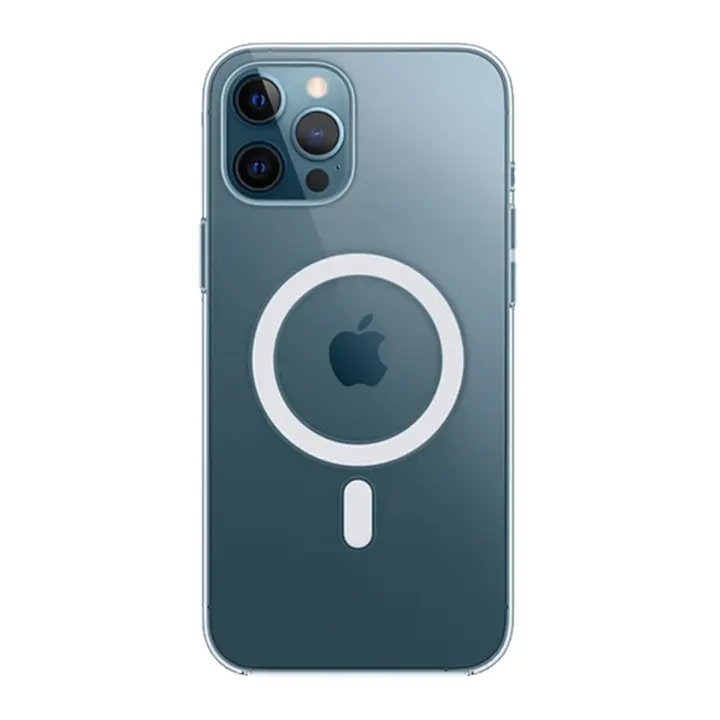 Чохол Clear Case з MagSafe / iPhone 12 Pro Max / Прозорий