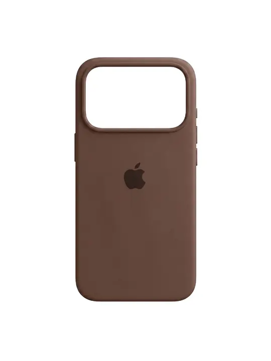 Силіконовий чохол з мікрофіброю / iPhone 18 Pro / Brown
