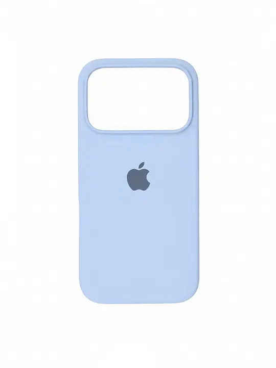 Силіконовий чохол з мікрофіброю / iPhone 18 Pro / Light Blue