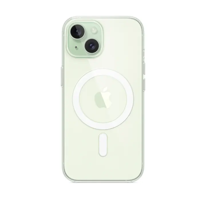 Чохол Clear Case з MagSafe / iPhone 15 / Прозорий