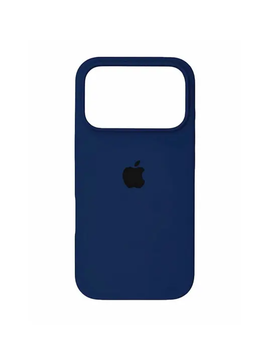 Силіконовий чохол з мікрофіброю / iPhone 18 Pro / Deep Navy